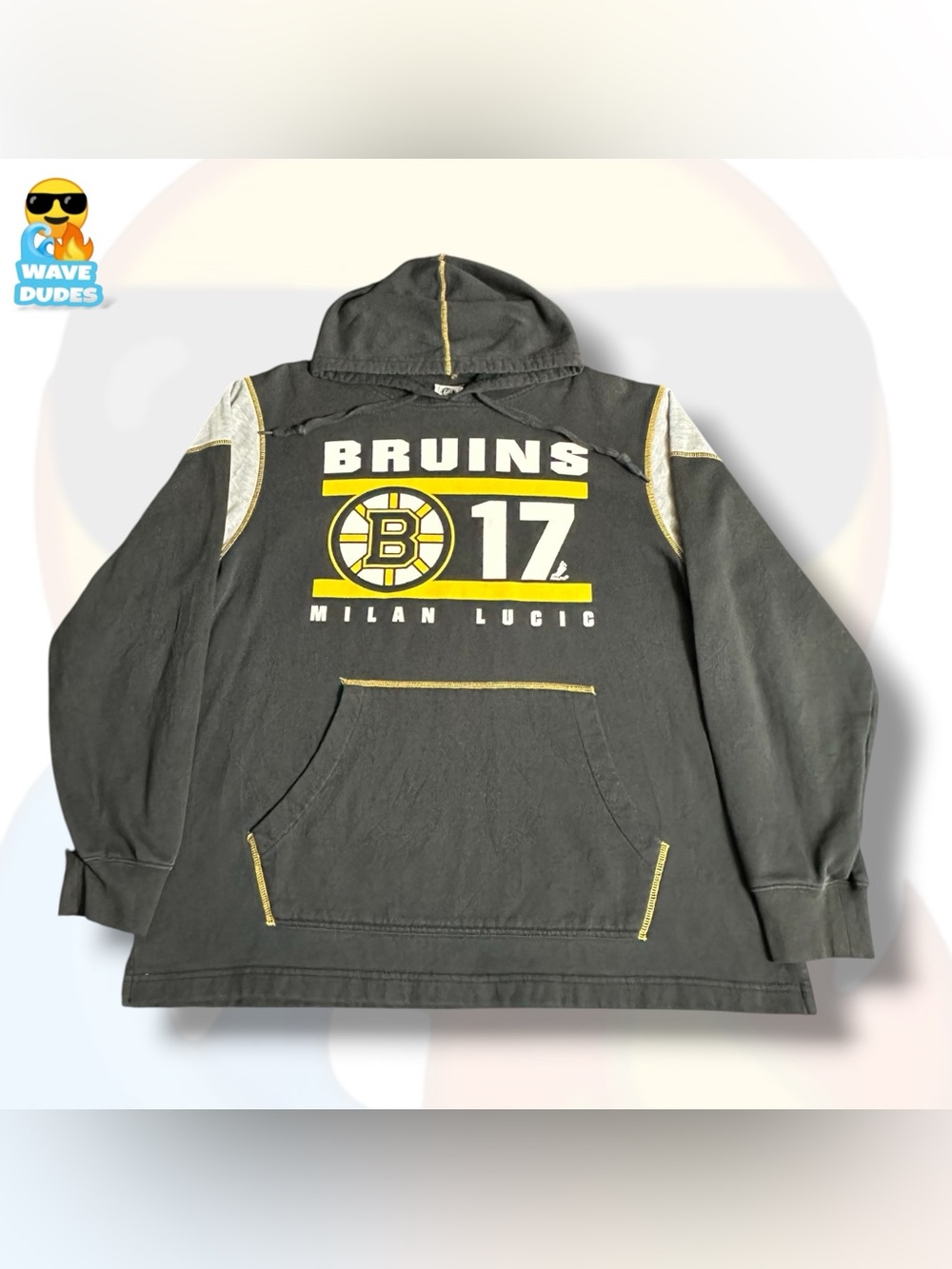 Men’s NHL Boston Bruins Milan Lucic #17 Hoodie